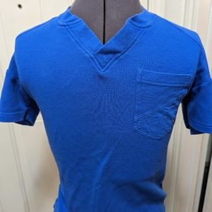 👍G by Guess Men's T Shirt Short Sleeve Size S Blue Color One Front Poket